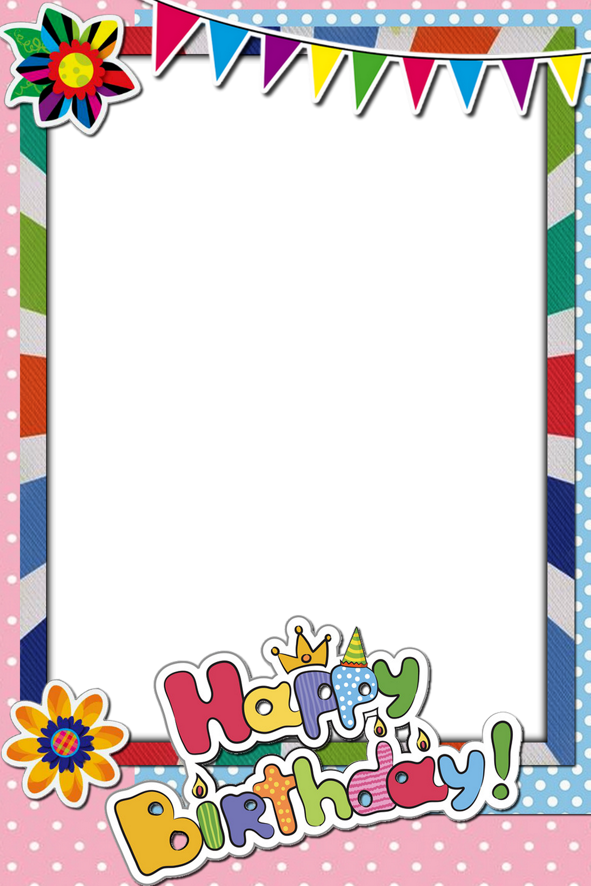 Happy Birthday frame PNG | Happy birthday frame, Birthday frames ...