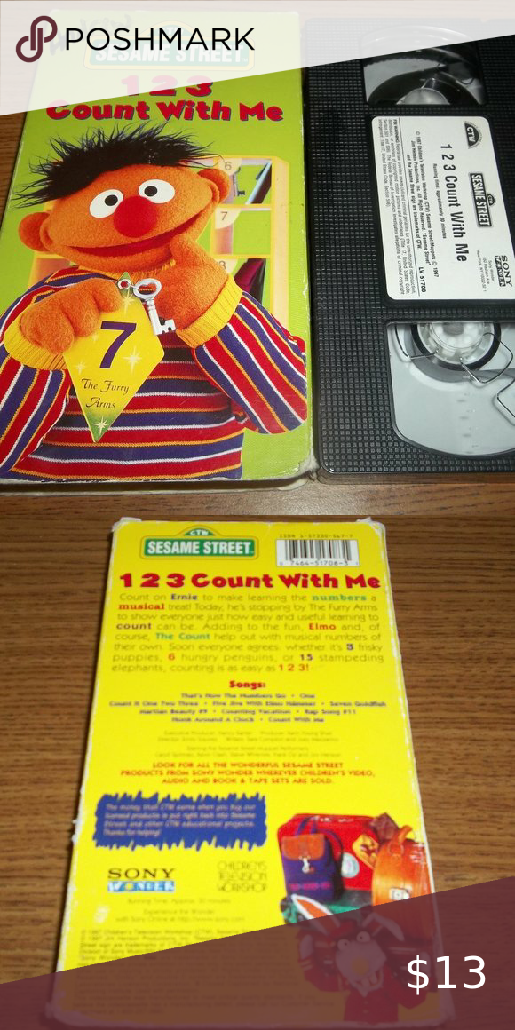 Sesame Street VHS Lot 12