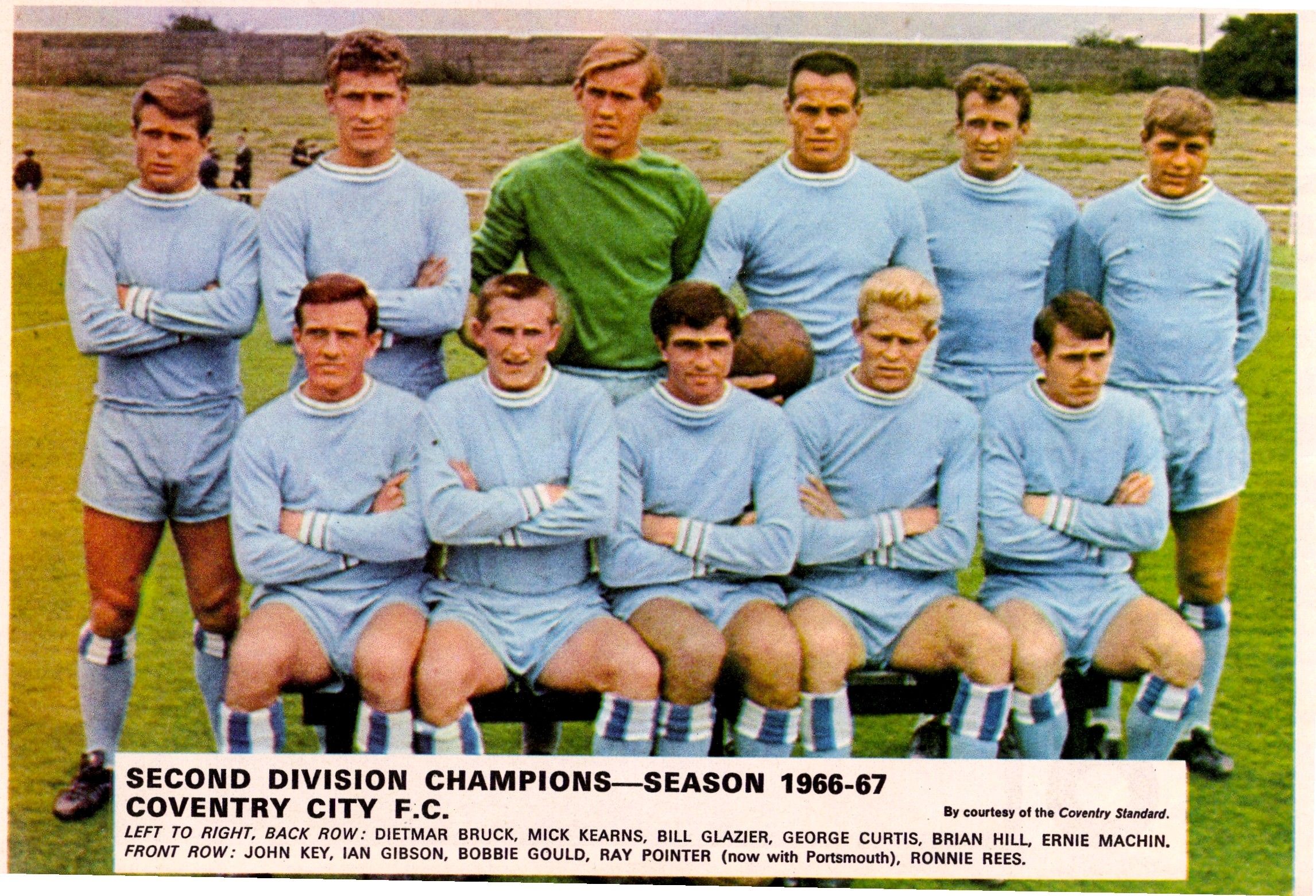 Coventry City team group in 1966-67. | Coventry city, Coventry city fc ...