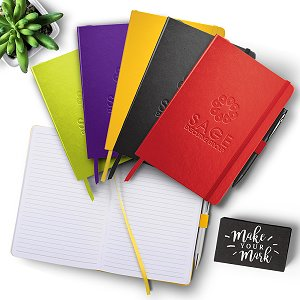 Custom Notebooks Branded with Company Logo | 5 x 8 | Custom notebooks ...