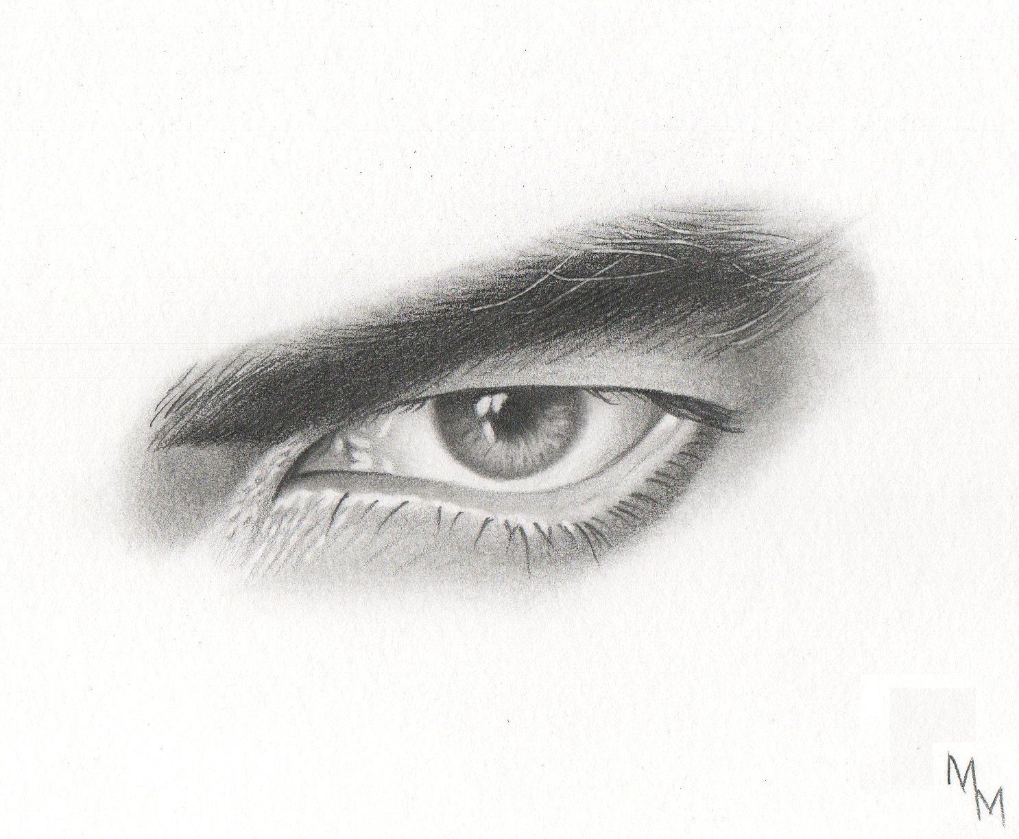 Man Eyes Drawing