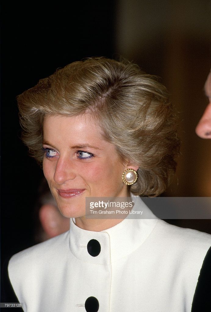 Diana, Princess of Wales during an official visit to Paris, France ...