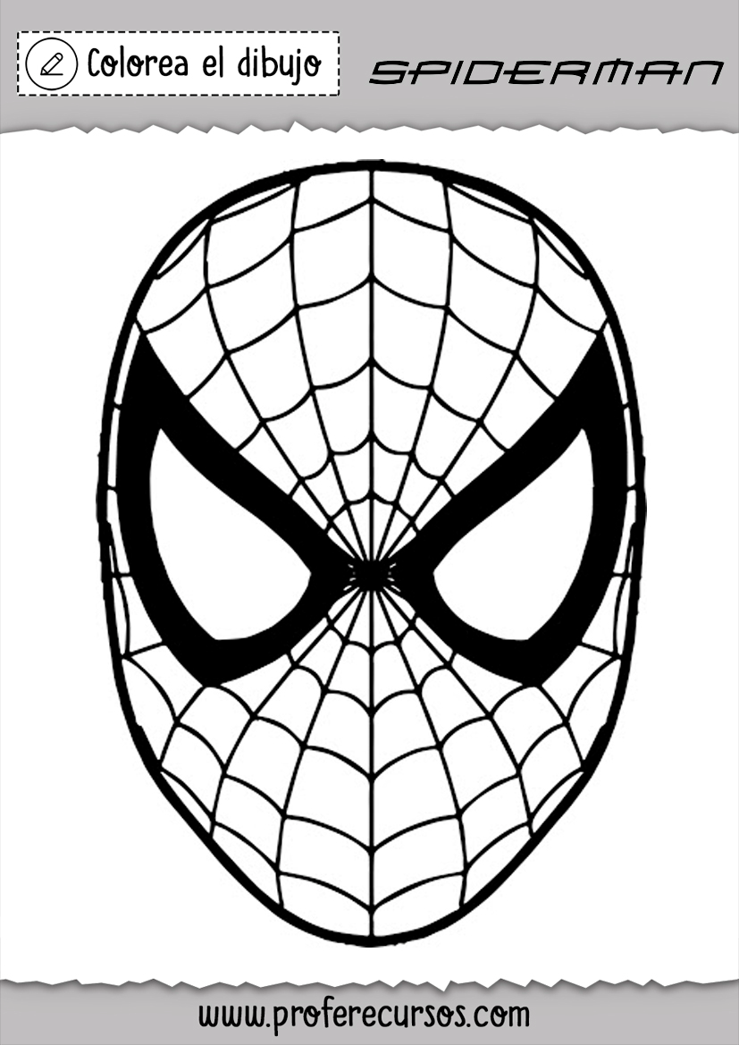 Total 72+ imagen dibujo cabeza spiderman