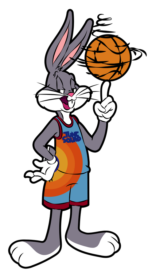 Bugs Bunny Basketball Sticker | Bugs bunny, Bugs bunny drawing, Tweety ...