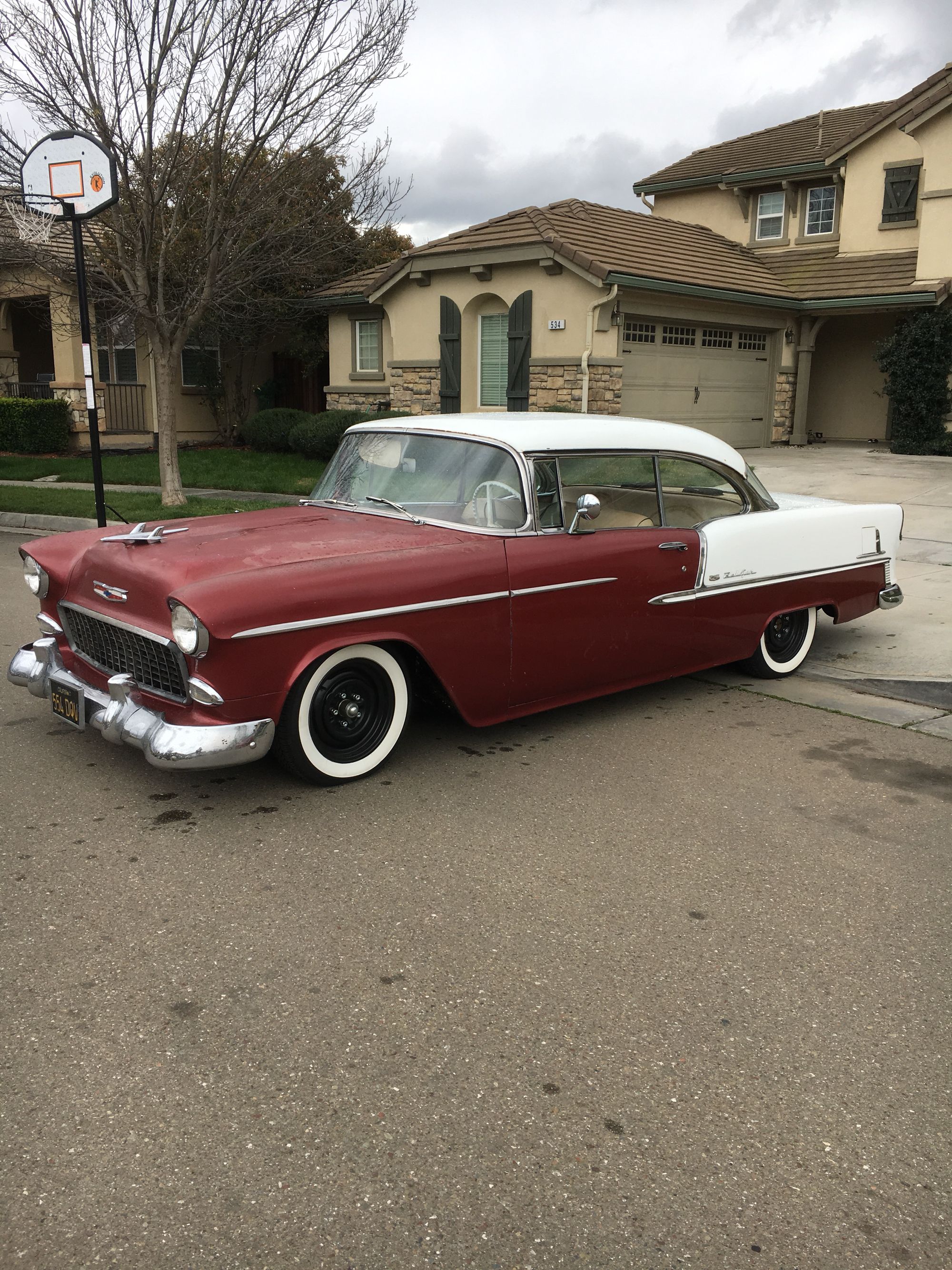 1955 Belair hardtop 283 4 speed | Classic cars usa, Drag racing cars ... image.