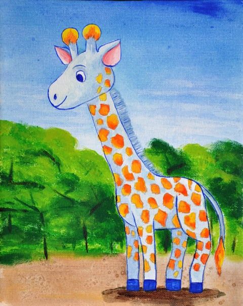 giraffe, nursery, kids, art, children, safari, jungle, Africa Find me ...