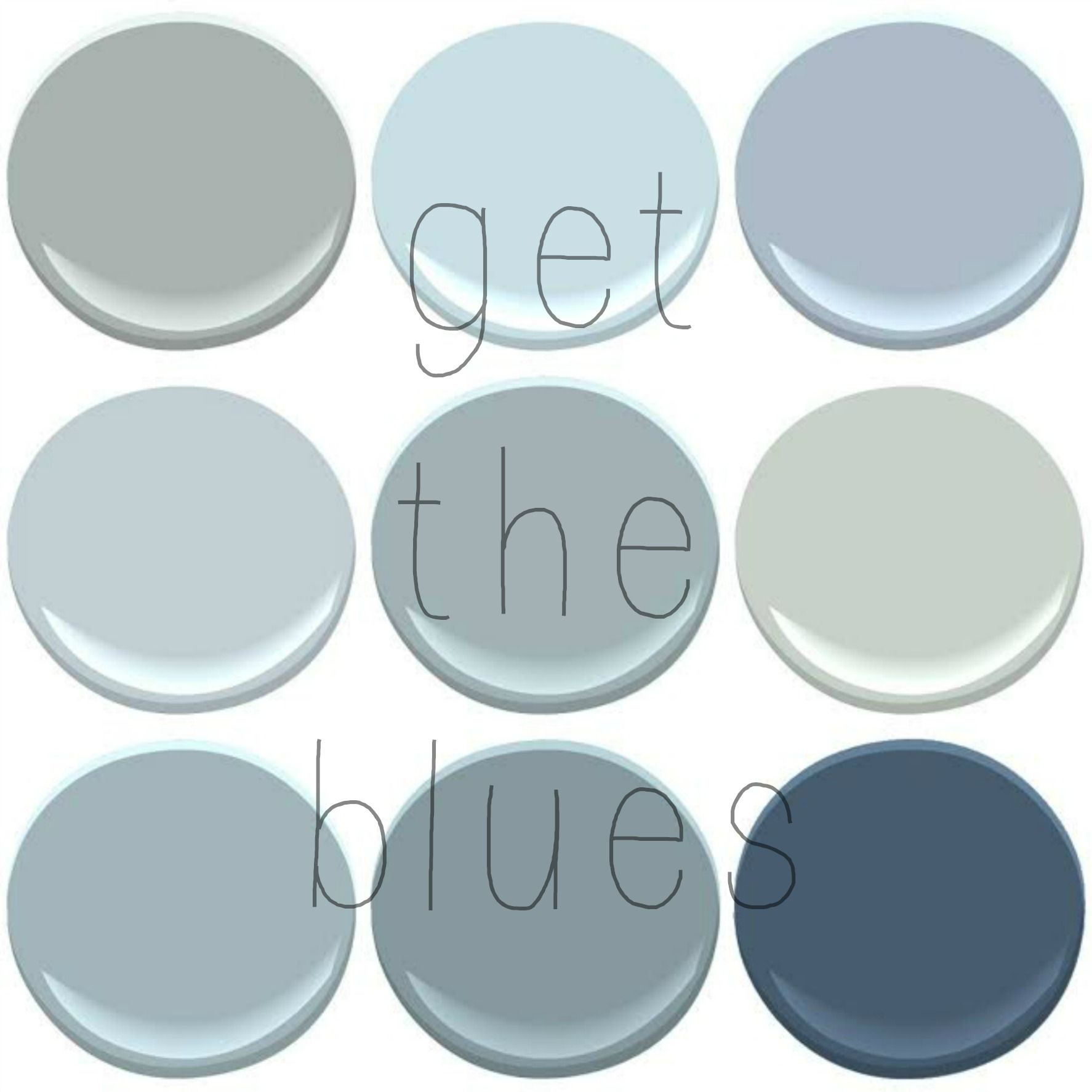 YOUR FAVORITE BENJAMIN MOORE BLUES- BENJAMIN MOORE BLUES: BOOTHBAY GRAY ...