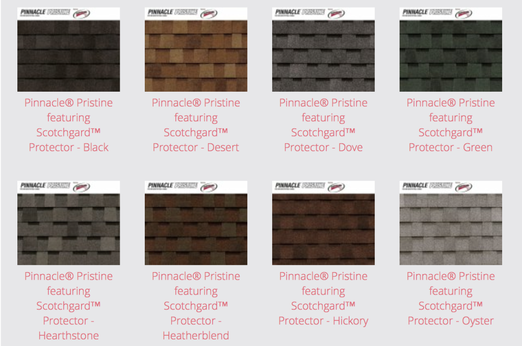 Atlas Pinnacle Shingles Colors