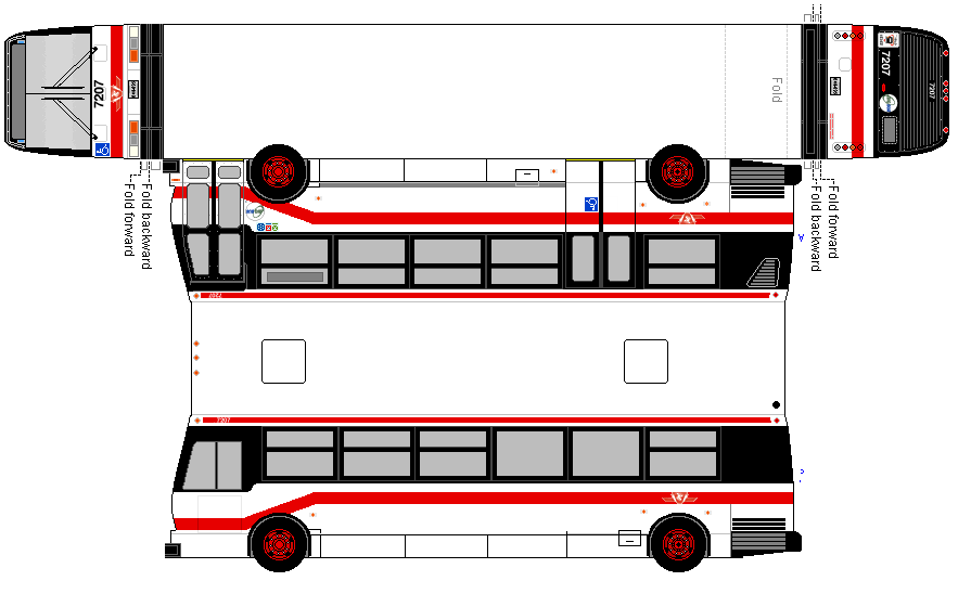 Back to my paper model of a bus – Artofit