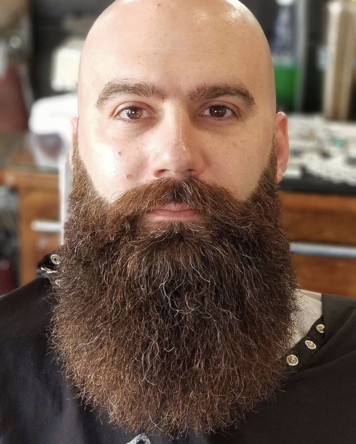 Stubble Beard, Beard Fade, Bald With Beard, Thick Beard, Beard Look ...