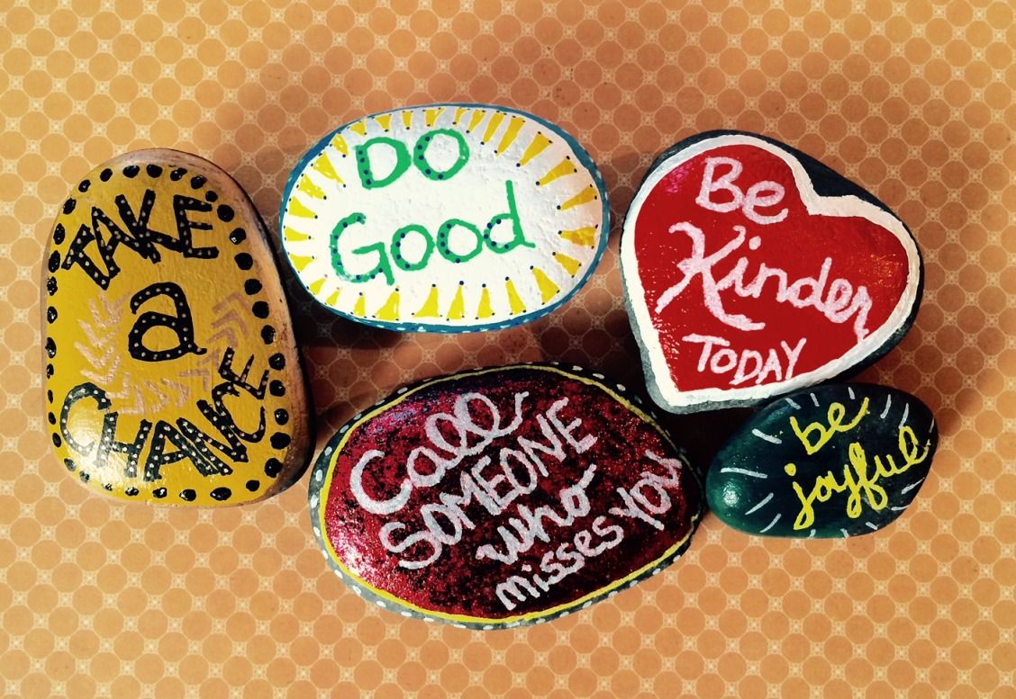 A blog about our project Word Rocks. We share rocks with positive words ...