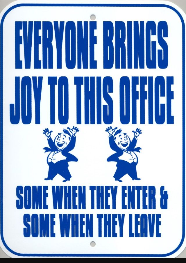 Printable Funny Office Signs