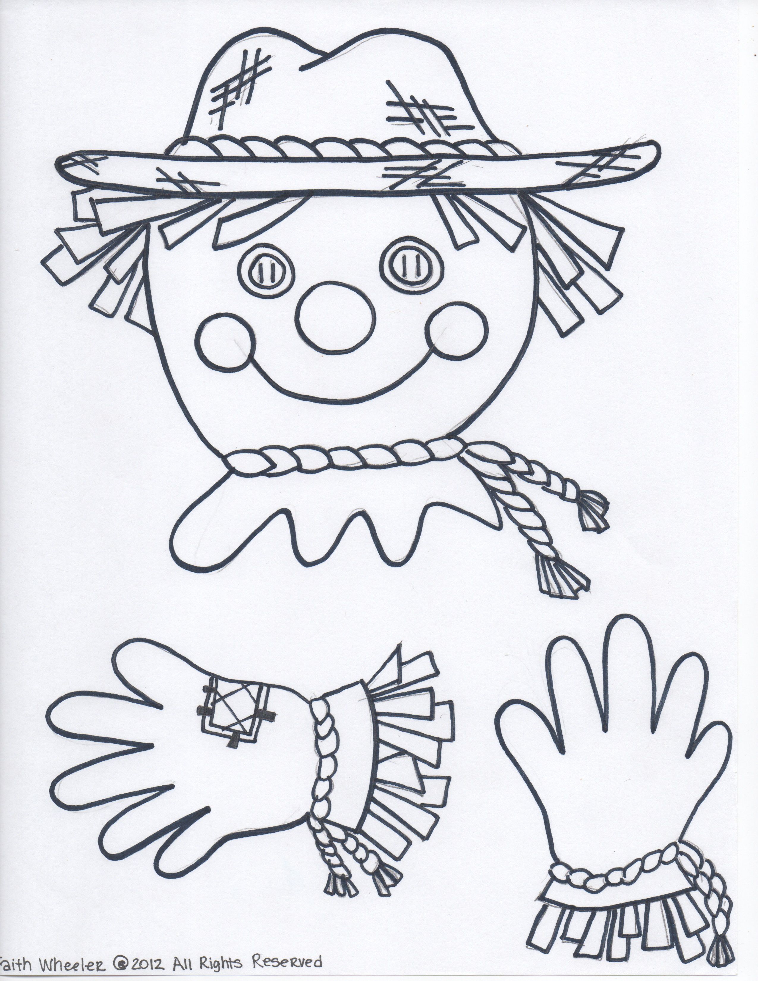 Scarecrow Printable Craft