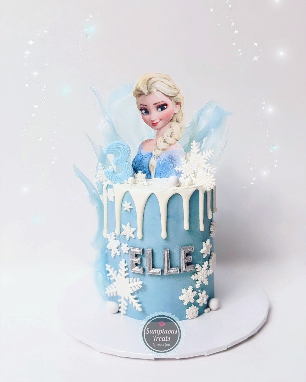 Frozen Princess Elsa Cake #frozenelsacake #frozencake ...