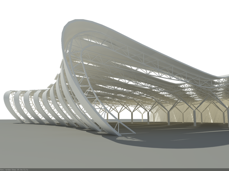 space frame | Architecture model, Space frame, Roof architecture