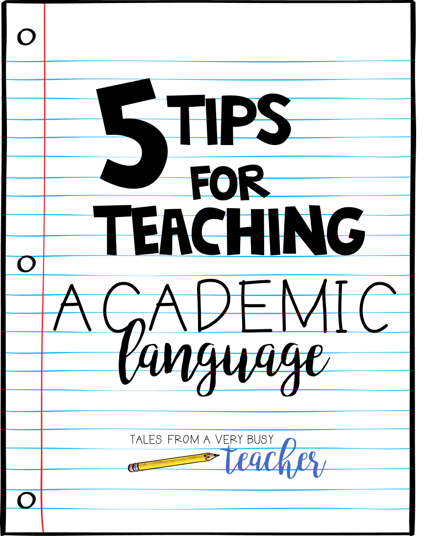 Teaching academic language can be challenging and dry. However, it's ...