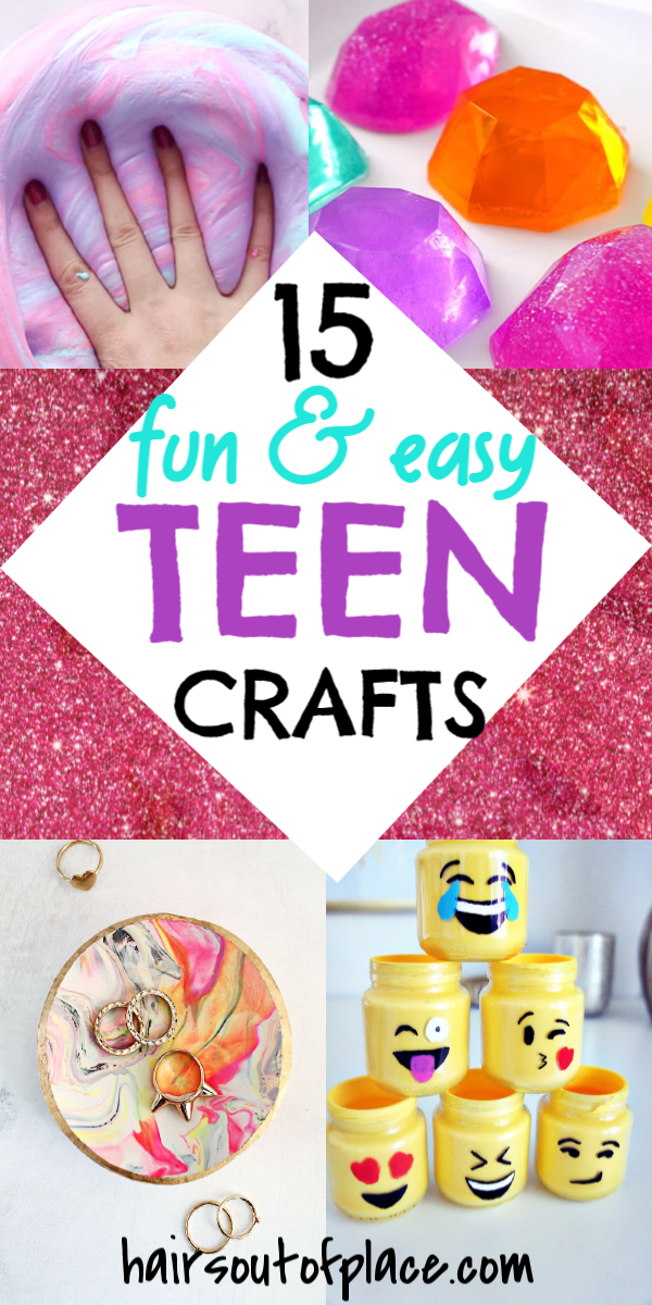 30 Fun Crafts for Teens that Will Bring Out Their Inner