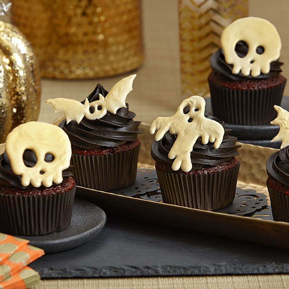 Cupcake Decorating Ideas Recipe Cute halloween treats, Halloween