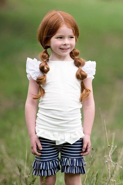 Dress Up Those Pigtails Little Girl Haircuts Little Girl Hairstyles