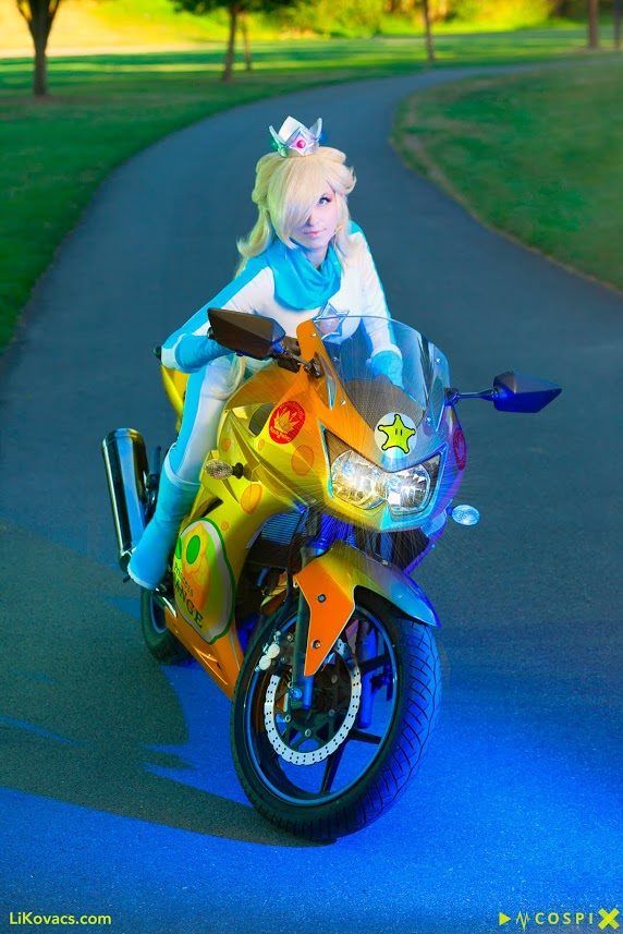 Rosalina Mario Kart Wii Bike