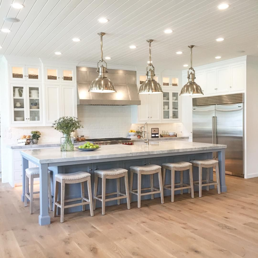 center island with 6 stools Google Search Modern kitchen island, Kitchen island with seating