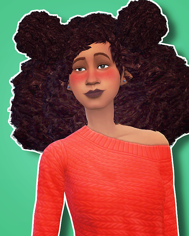 Download Sfs Sims Hair Sims 4 Afro Hair Afro Hairstyl - vrogue.co