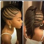 Relaxed Hair Design For Little Black Girls Natural Hair Styles Kids Hairstyles Little Girl Hairstyles