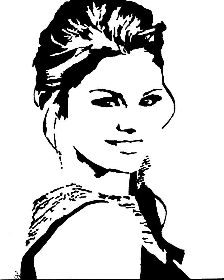 selena-gomez-deborah-lepor.jpg (720×900) | Art, Silhouette art