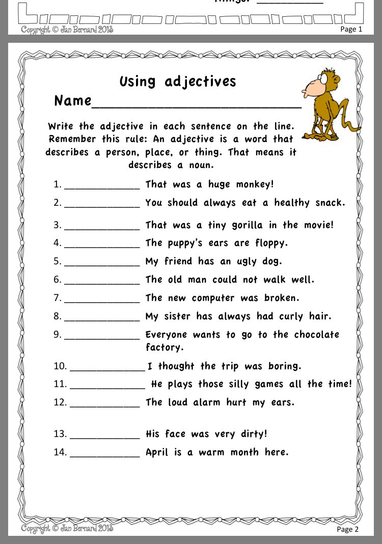 Pin by Kathy O'Malley on classroom | Words, Name writing, Adjectives