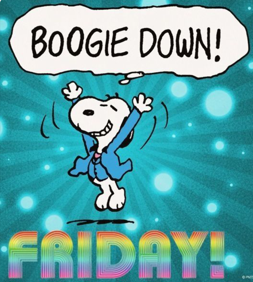 Boogie down its Friday! Snoopy Quotes, Cat Quotes Funny, Funny Memes ...