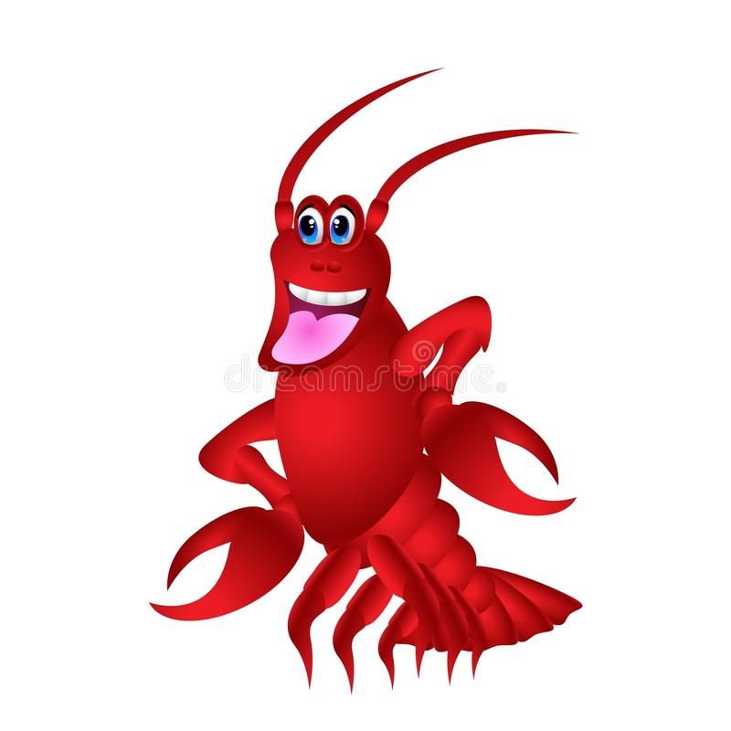 Cute Red Lobster Cartoon vector illustration Red Lobster, Barron, Olaf ...