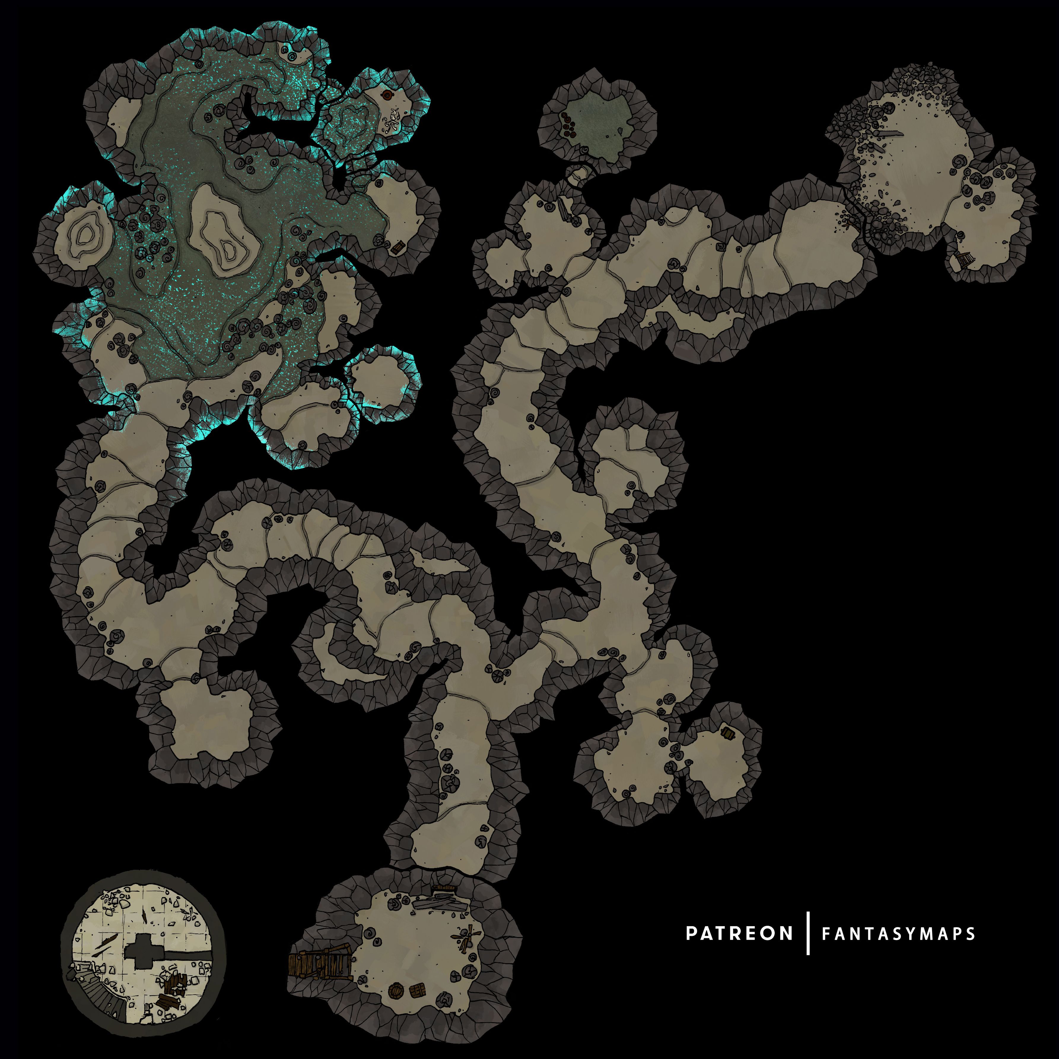 Underground Cave Map