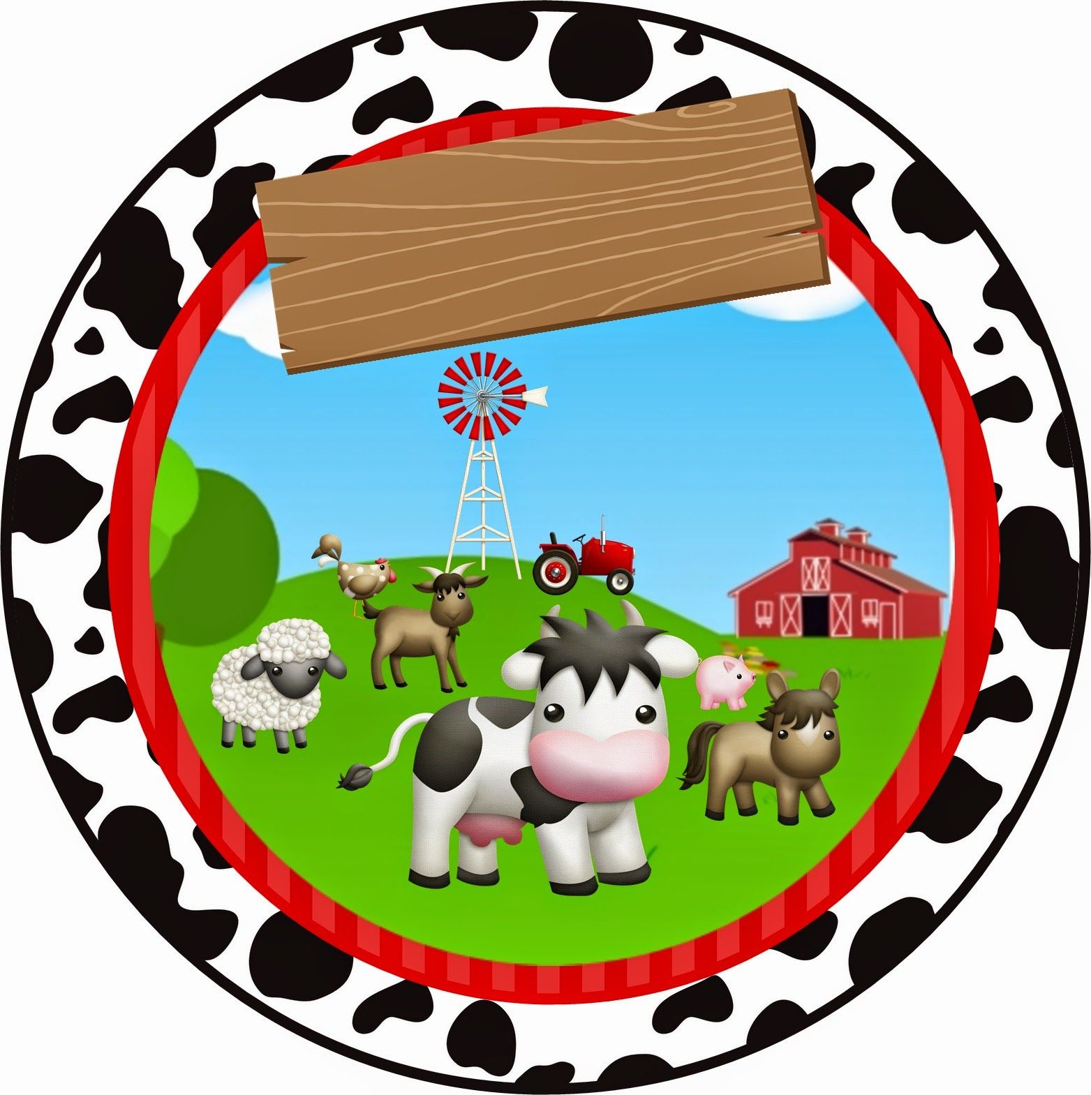 MINI KIT PERSONALIZADOS TEMA FAZENDINHA | Farm theme birthday, Farm ...