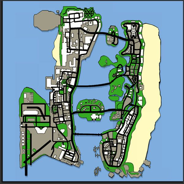 Map (GTA: Vice City Stories) - GTAvision.com - Grand Theft Auto News ...