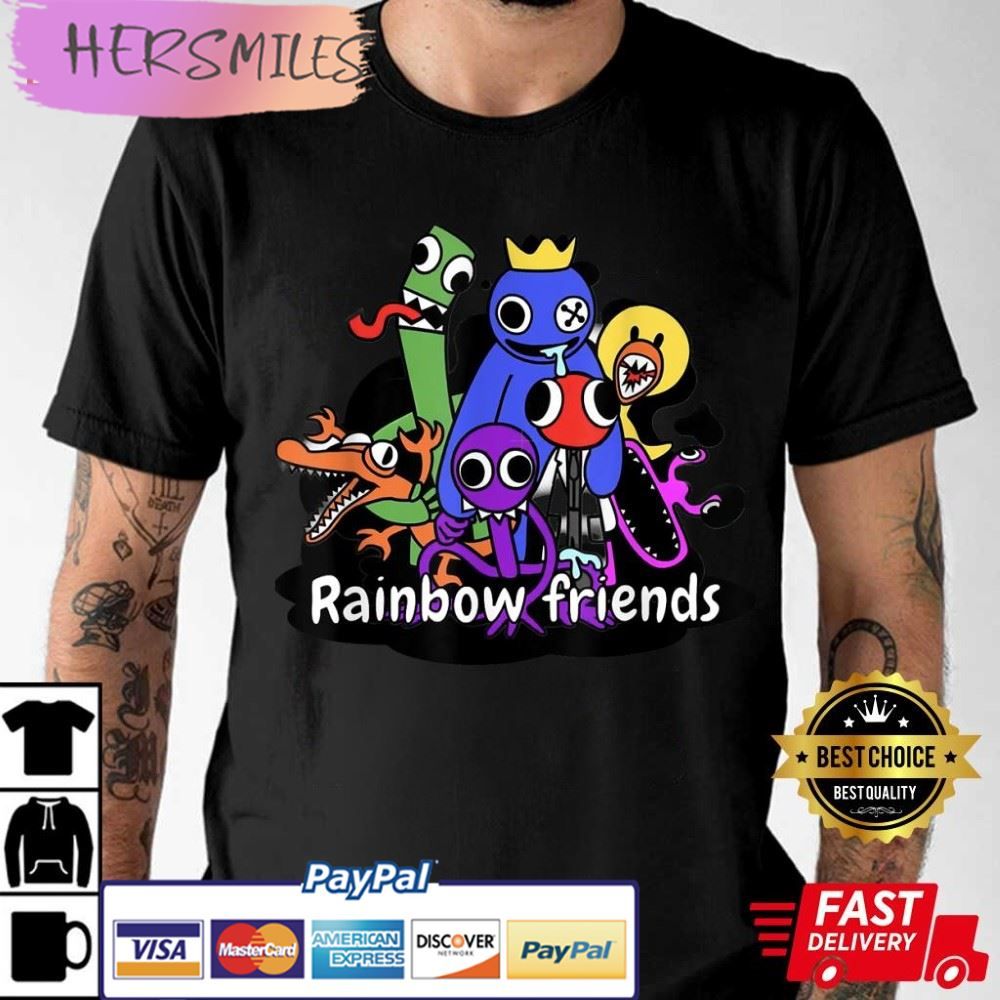 Rainbow Friends Roblox Birthday Unisex Best T-Shirt Buy Shirts, Cool T ...