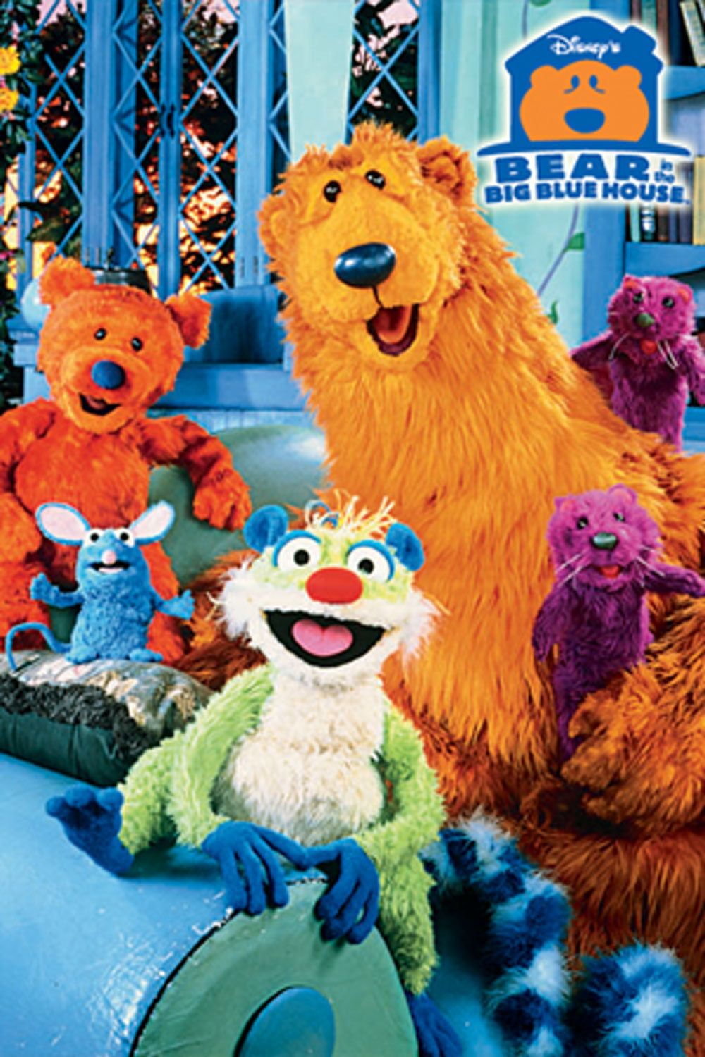 Bear In The Big Blue House Camping - CAMPING BJE