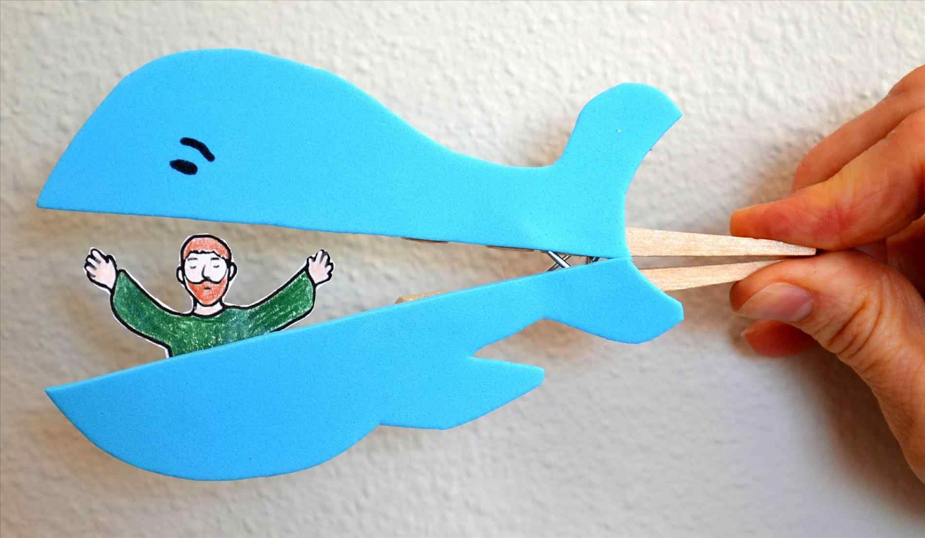 Jonah And The Whale Craft Printable | Printable Templates Free