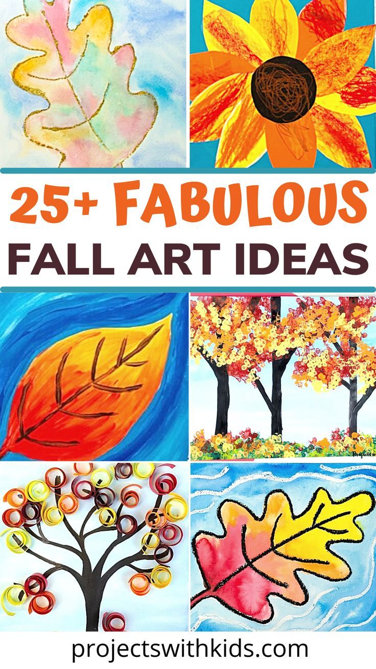 25 fabulous fall art projects for kids – Artofit