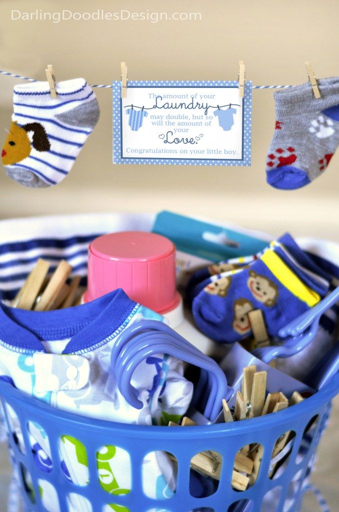 Loads of Love (and Laundry) - Darling Doodles | Diy baby shower gifts ...