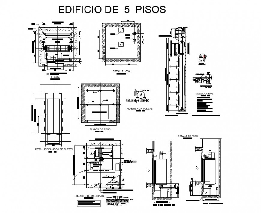 Elevator blocks detail 2d view elevation and plan autocad file – Artofit