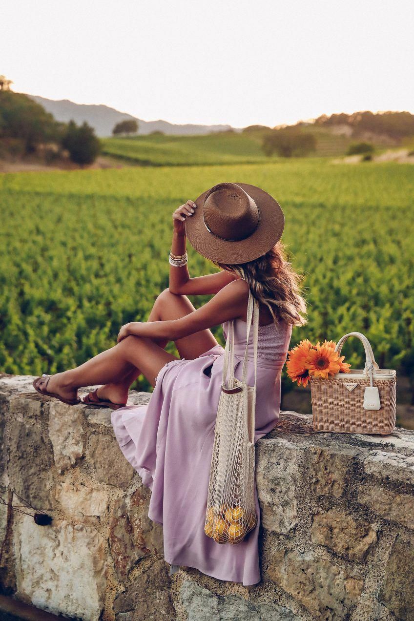 Gorgeous fashion photographs #fashionphotographs | Vineyard outfit ...