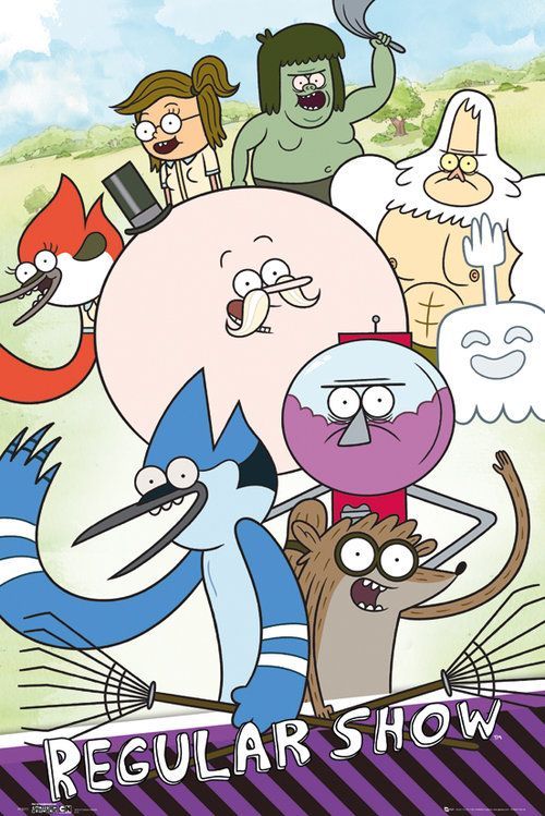 Regular Show | Series animadas antiguas, Caricaturas viejas, Pósteres retro image.