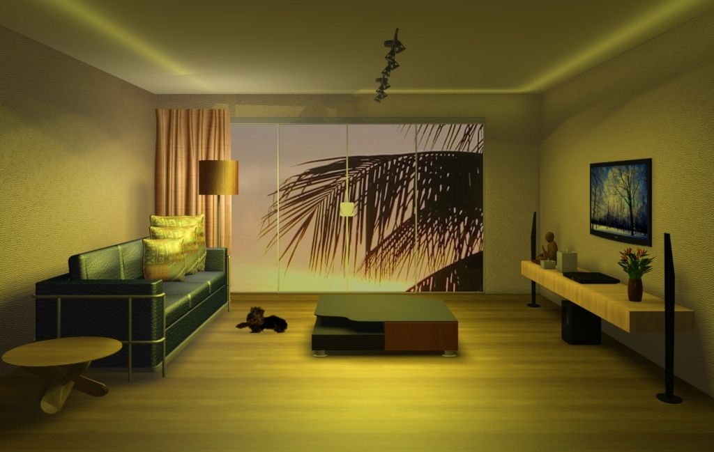 Sala 5x6 teste real scene | Sala, Design, Flat screen