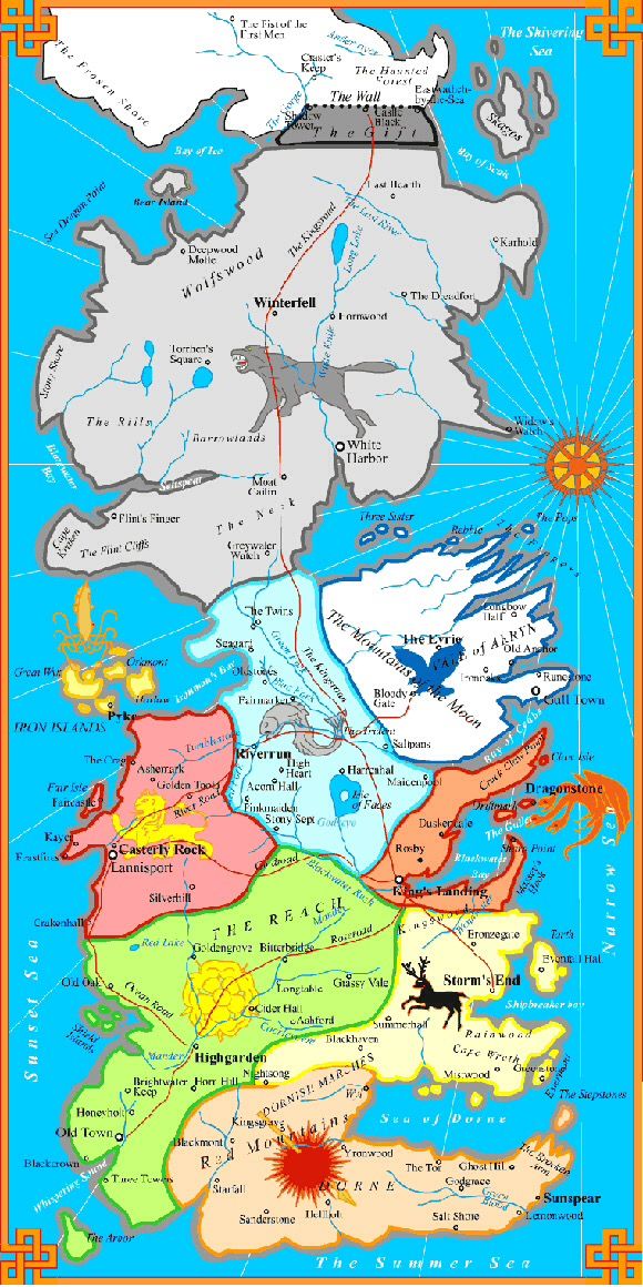 Il Trono di Spade | Game of thrones map, Game of thrones fans, Westeros map