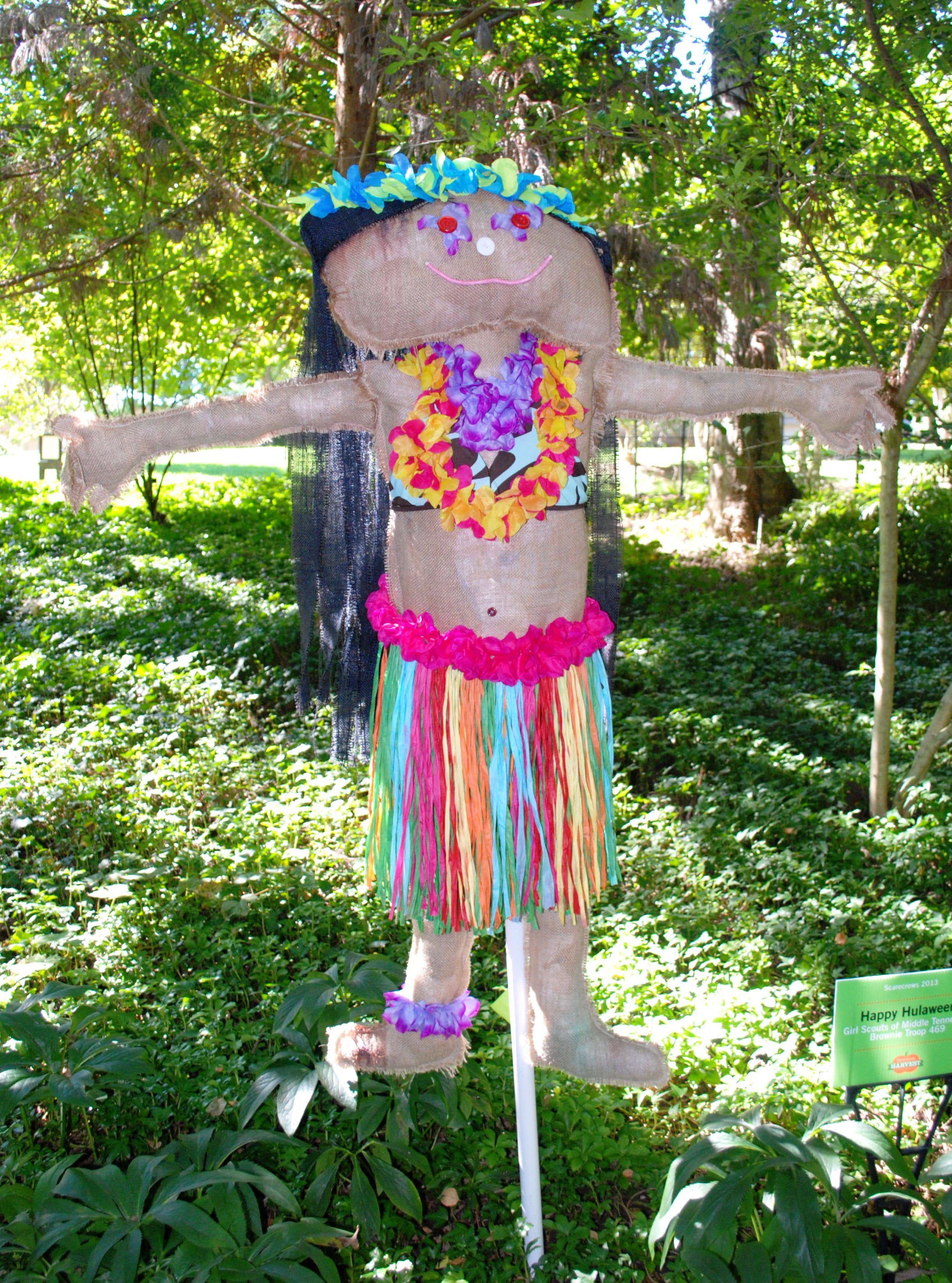 Happy Hulaween I Scarecrows at Cheekwood Science Lab, Garden Projects ...