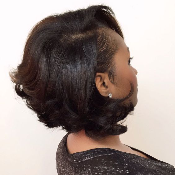 Short Bob Hairstyles For Black Women Relaxed Hair Hair Inspiration