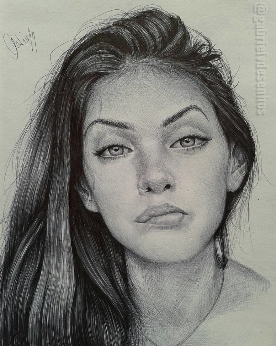 Realistic Drawings Of Peoples Faces