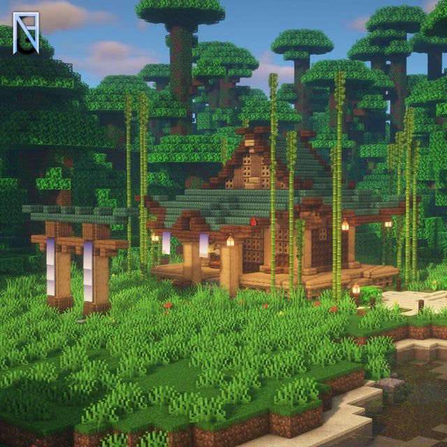 I built a Japanese temple in a jungle! Thoughts? - Minecraft Minecraft ...