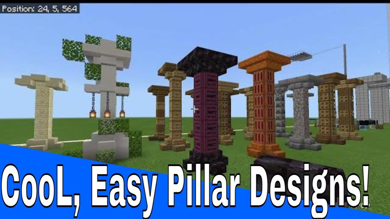 Minecraft Columns and Pillars - 20 Columns and Pillars