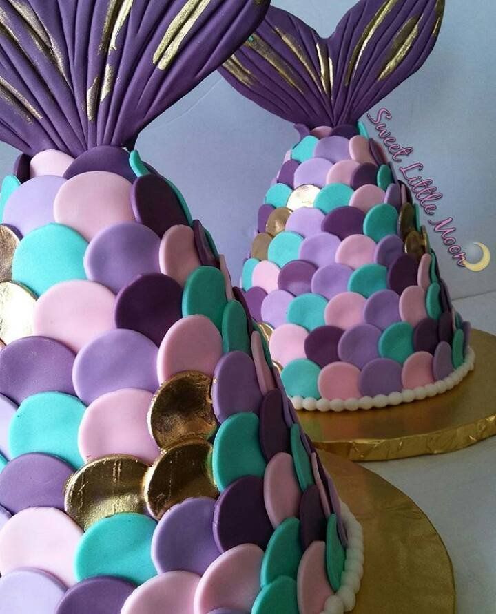 Under The Sea Mermaid Birthday Party-Purple, Pink, Aqua and Gold Color ...